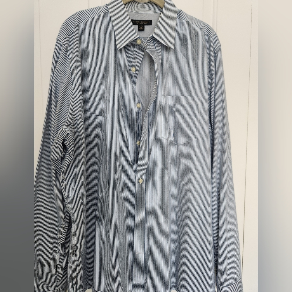 Banana Republic Pinstripe Button Down